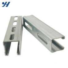 Direct Factory Provide Canal de canal galvanizado perforado, precio del canal unistrut